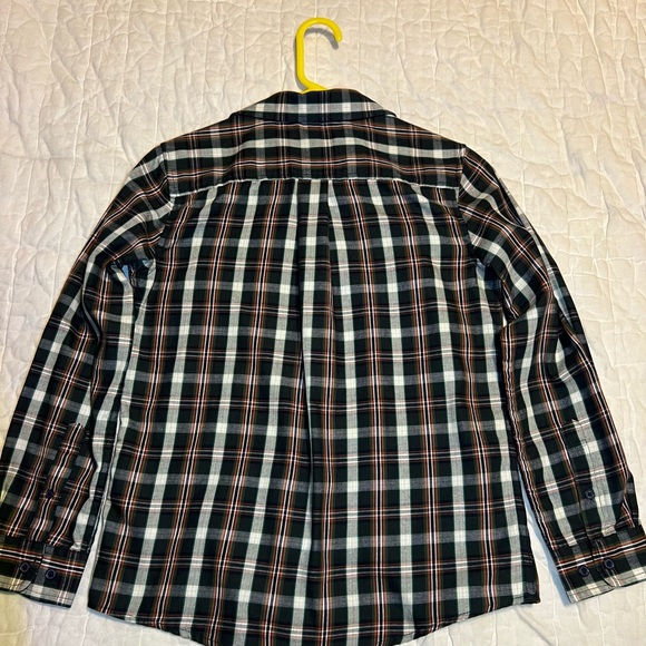 U.S. Polo Assn. Plaid Button-Up down Shirt Ralph Lauren boys L 10-12 Long Sleeve - Picture 6 of 6